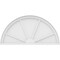 Ekena Millwork Half Round 4 Spoke Architectural Grade PVC Pediment, 38"W x 19"H x 2"P PEDPS038X190HRO04 - alternate 6